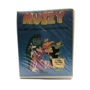 Muzzy Video German Early Advantage BBC Language Course For Children 1990 VHS